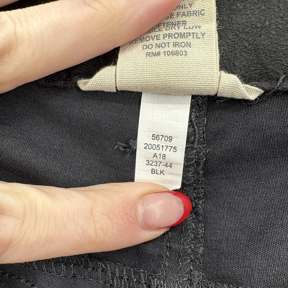 Duluth Flex Dry on the Fly Convertible Bootcut Pants Womens 18 Black Stretch - Picture 6 of 14